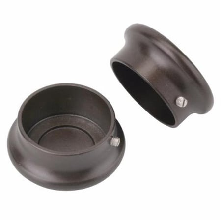Towels Usa Pair BRonze Pole End Caps TO584613